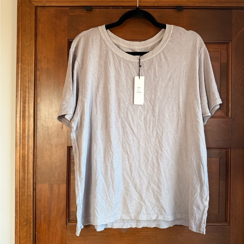 Unsubscribed 100% Cotton Short Sleeve Top 🩶